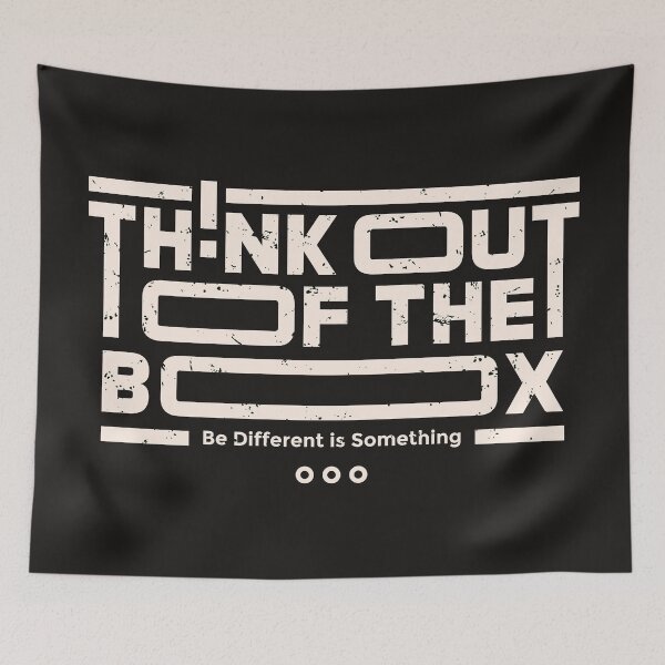 Item preview, Think Of Outside The Box designed and sold by Alarasboy.