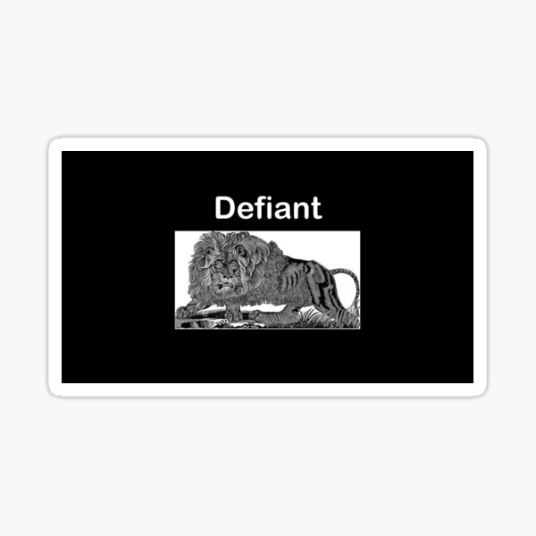 Item preview, Defiant. Proud. Free.  designed and sold by ChaChings.