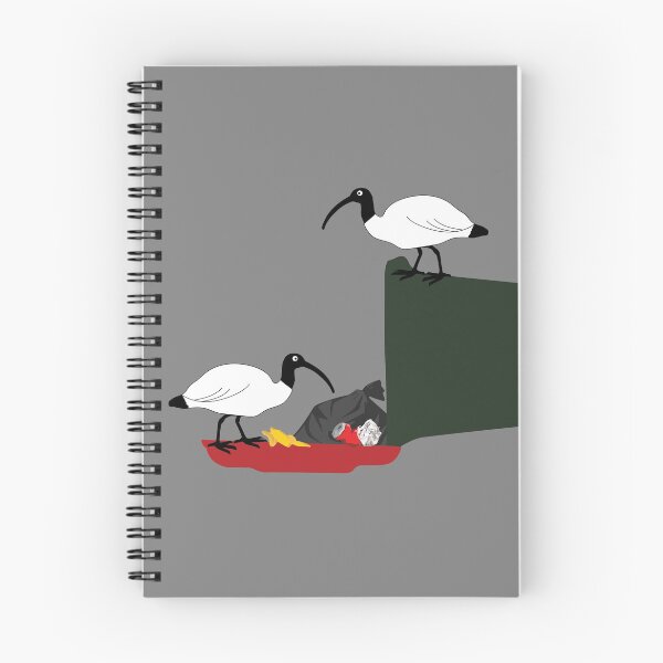 Item preview, Bigger Bin Chickens Eating Lunch on grey designed and sold by Digitaldingo.
