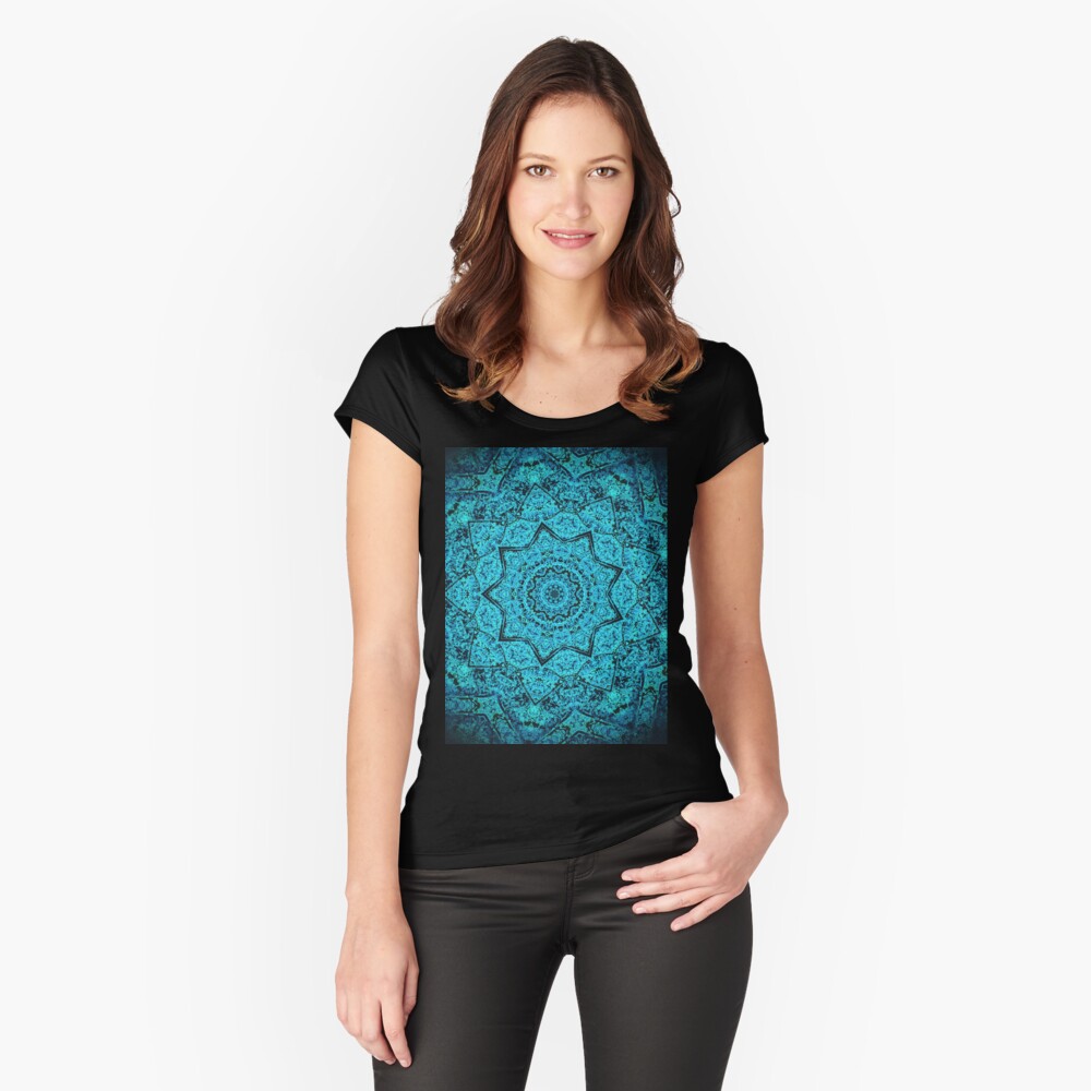 Item preview, Fitted Scoop T-Shirt designed and sold by OneDayArt.
