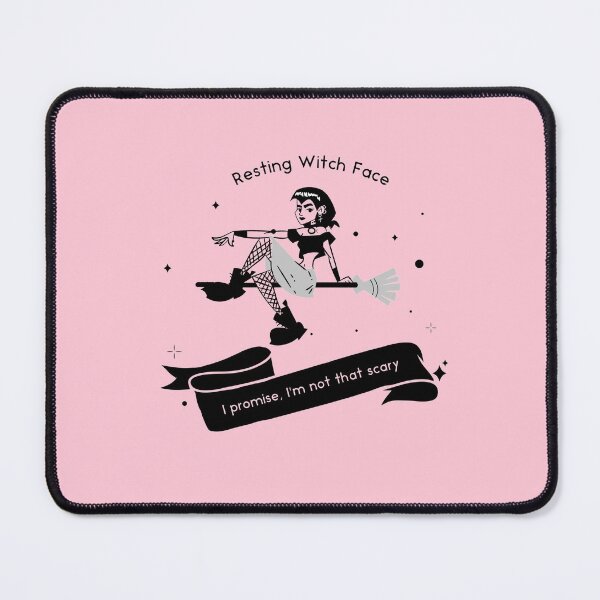 Item preview, Resting Witch Face (With Broom), Scary designed and sold by Sod0ku.