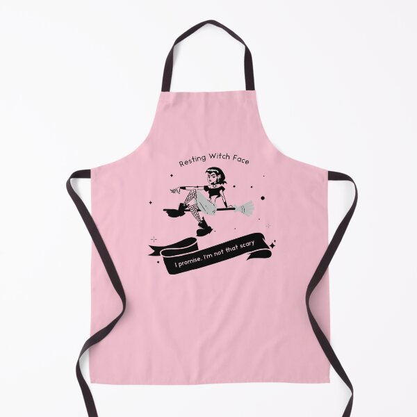 Item preview, Resting Witch Face (With Broom), Scary designed and sold by Sod0ku.