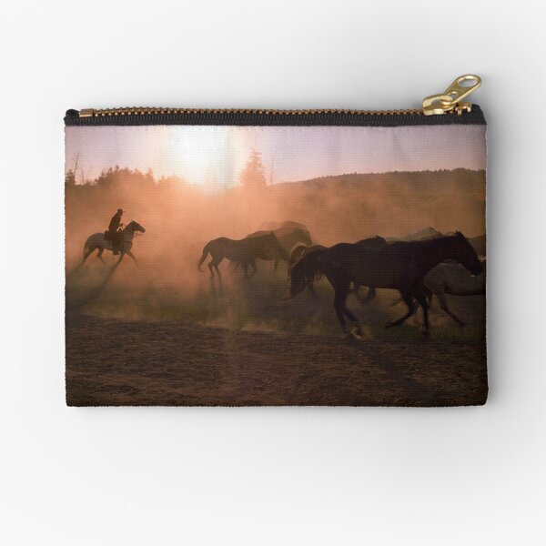 Wyoming Sunrise Zipper Pouch
