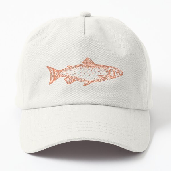 Red Salmon Dad Hat