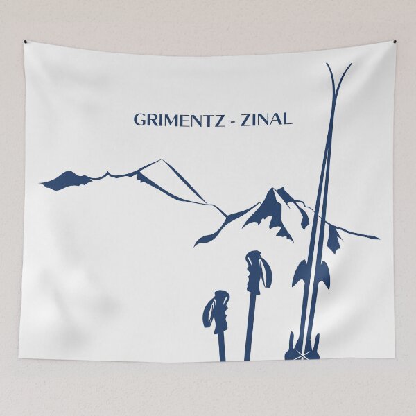 Item preview, Grimentz Zinal Zinalrothorn Weisshorn by leewarddesign designed and sold by leewarddesign.
