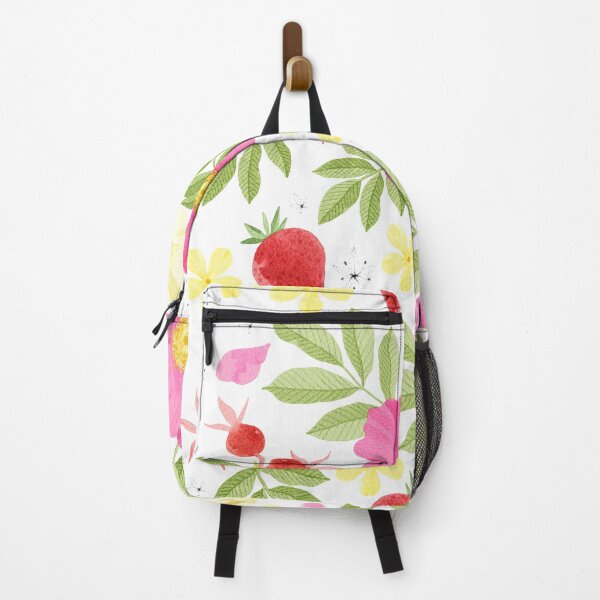 Item preview, watercolor painting,  Flowers strawberry decorative pattern material designed and sold by Adbor-Tb.