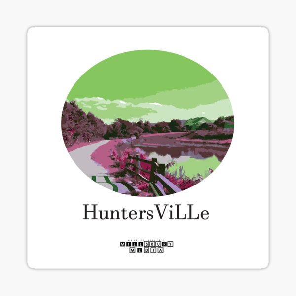 Huntersville North Carolina Logo Sticker