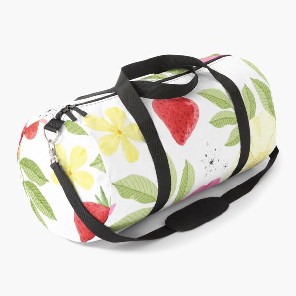 Item preview, watercolor painting,  Flowers strawberry decorative pattern material designed and sold by Adbor-Tb.