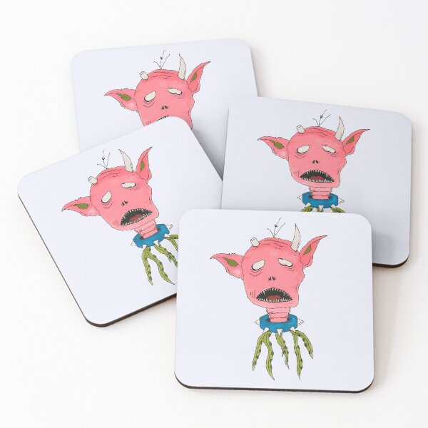 Item preview, Pink Goblin with Collar & Horns designed and sold by illchronics.