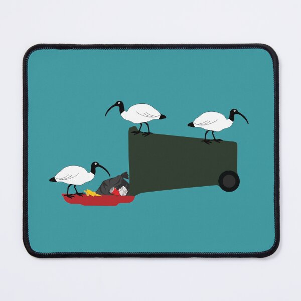 Item preview, Bin Chickens Eating Lunch on Sea Blue designed and sold by Digitaldingo.