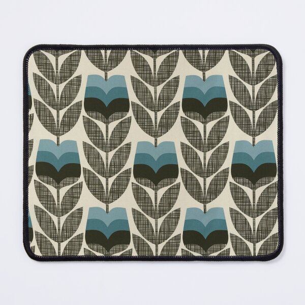 orla kiely flowers abstract Mouse Pad
