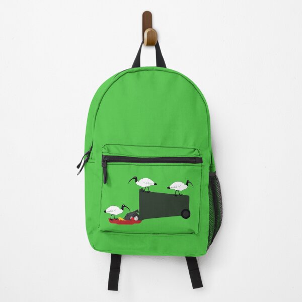 Item preview, Bin Chickens Eating Lunch on Green designed and sold by Digitaldingo.