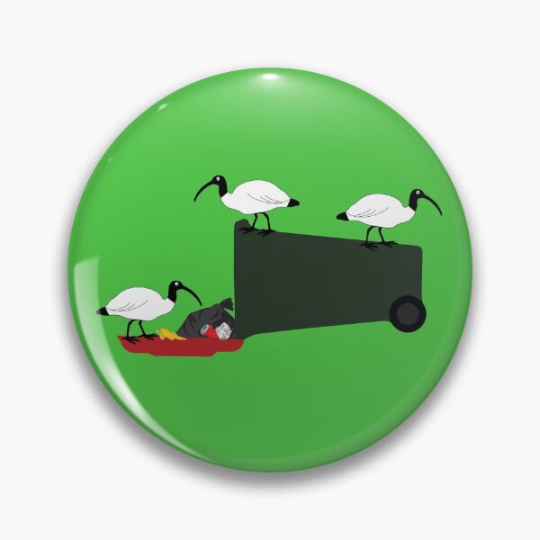 Item preview, Bin Chickens Eating Lunch on Green designed and sold by Digitaldingo.