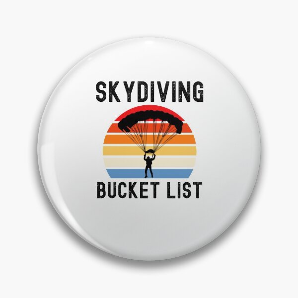 Item preview, Skydiving Bucket List, Oh Chute designed and sold by SportyDogShop.