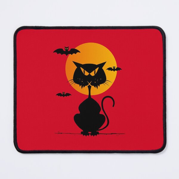 Item preview, Halloween cat by moonlight designed and sold by Kritzel-Claudi.