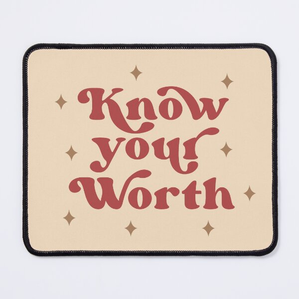 Item preview, Know Your Worth designed and sold by ilustraliza.