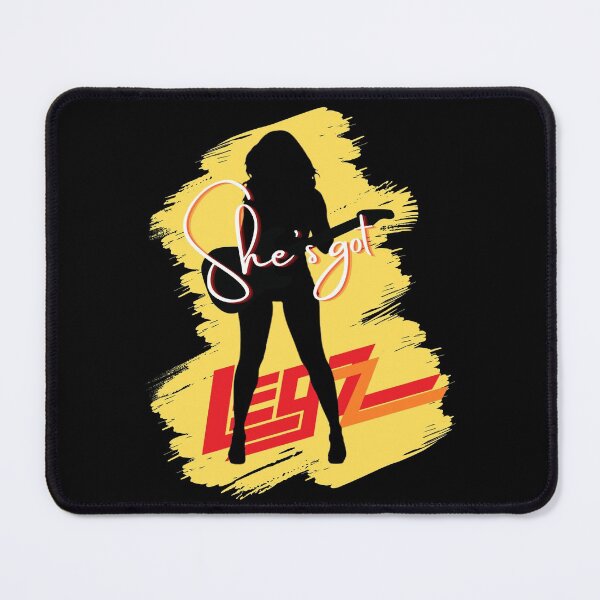 Item preview, She's Got Legzz - Yellow designed and sold by Mean-Musician.
