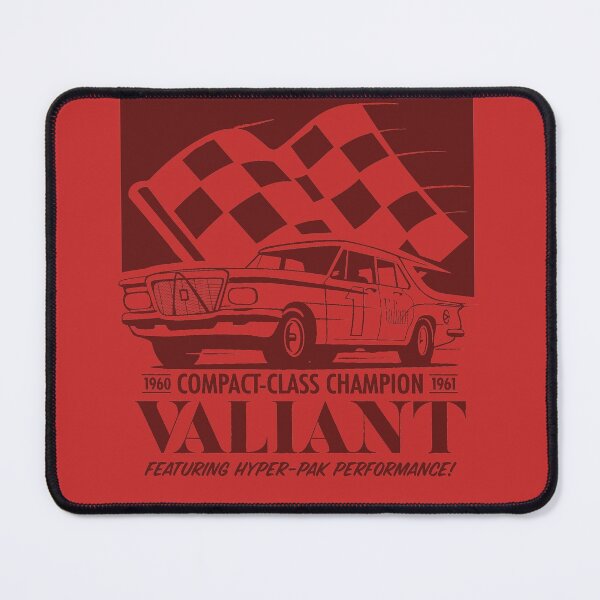 Item preview, Valiant - Compact-Class Champion (Dark on Red) designed and sold by Justin Ellis.