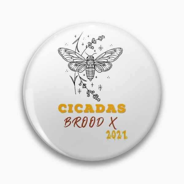 Item preview, Cicadas Brood X 2021 - cicada bug designed and sold by Pedro ⭐⭐⭐⭐⭐.