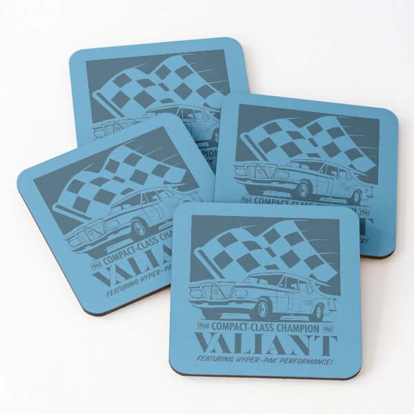 Item preview, Valiant - Compact-Class Champion (Dark on Blue) designed and sold by Justin Ellis.