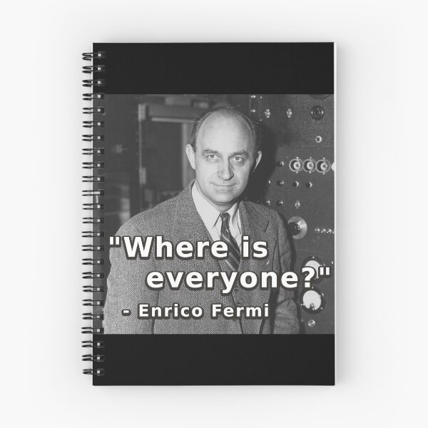 Item preview, Where is everyone? - Enrico Fermi - Fermi Paradox designed and sold by SolarCross.