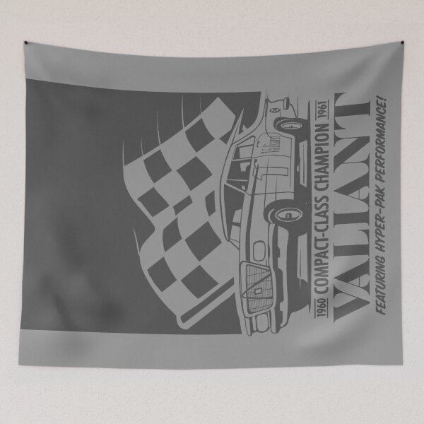 Item preview, Valiant - Compact-Class Champion (Gray on Gray) designed and sold by Justin Ellis.