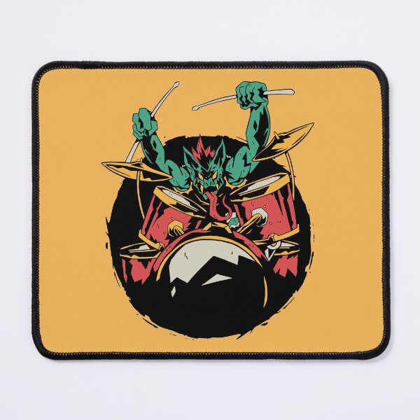 Item preview, Funny Monster Drummer Cartoon designed and sold by SLAG-Creative.