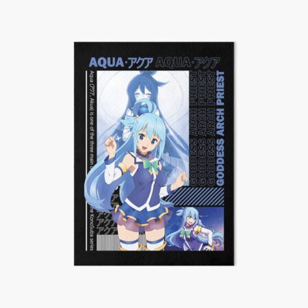 Konosuba - Aqua, anime, aqua, girl, goddess, konosuba water, waves