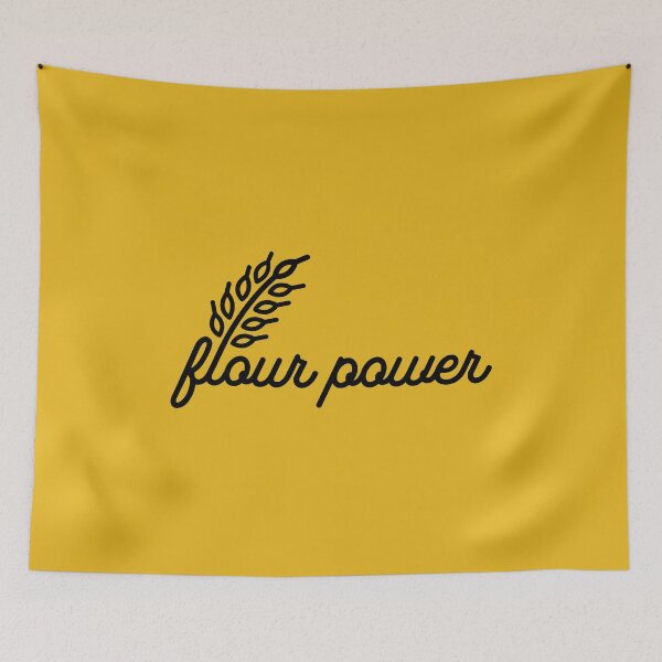 Item preview, Flour Power (Black) | designed and sold by PixelsandPulp.