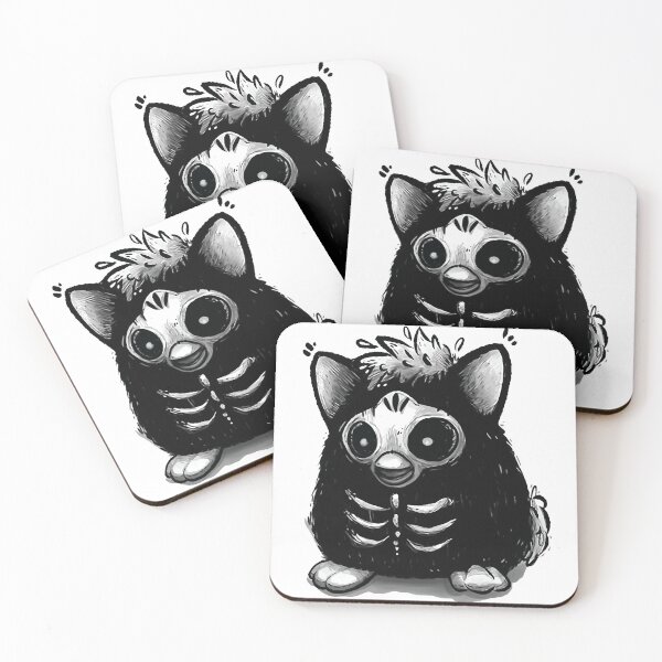 Item preview, Skeleton Happy Halloween Cat Rabbit Skeleton Dragon Cat Scary pumpkin moon Black Cat With Knife Gift Premium Art Apparel Mood  Funny Cat Halloween designed and sold by DesignByHeartUK.