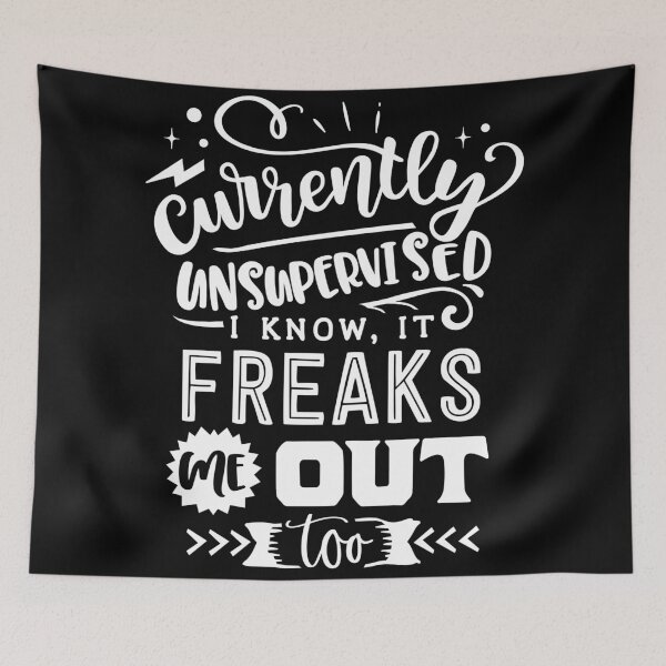 Item preview, Currently unsupervised i know it freaks me out too designed and sold by pnkpopcorn.