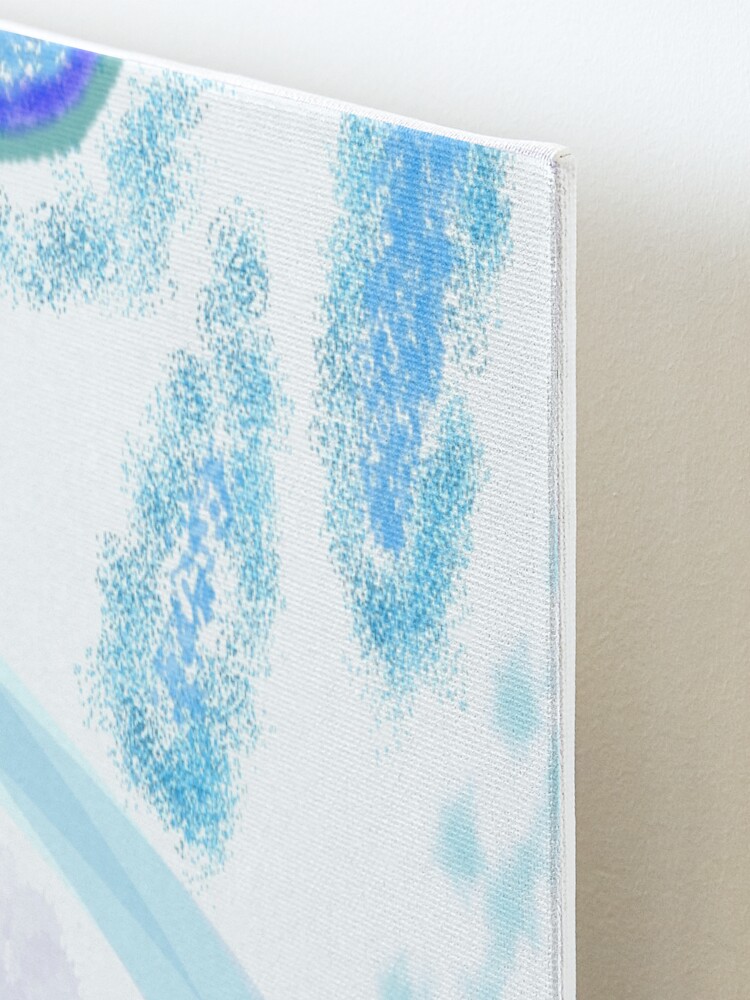 Alternate view of M.I. #2 |☽| Aquatic Splatter Splash Mounted Print