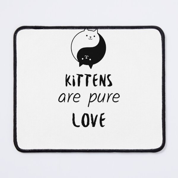 Item preview, Black and White Cat : Kittens Are Pure Love designed and sold by MoaaStore.