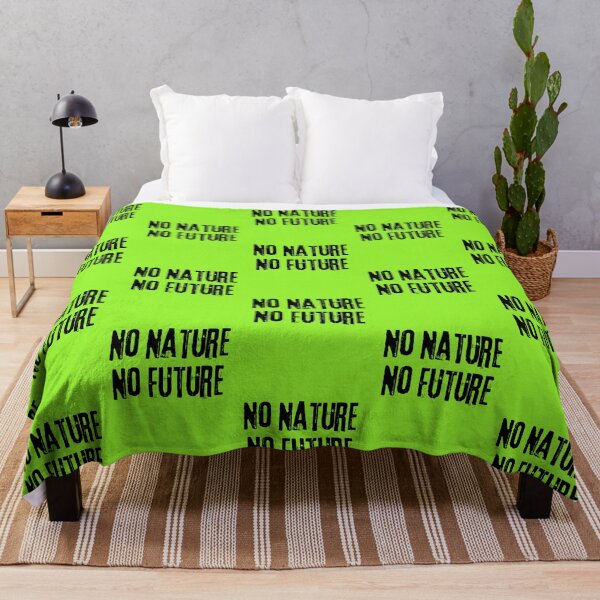 Artikelvorschau, Kopie von No Nature No Future Black Text Design entworfen und verkauft von EarthArtDesigns.