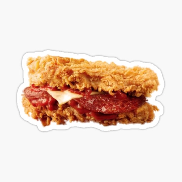 Item preview, KFC Zinger Pizza Double (transparent) designed and sold by Shop4Gamers.