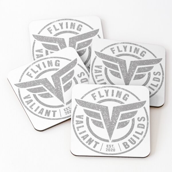 Item preview, Flying Valiant Builds (Gray Grunge on White) designed and sold by Justin Ellis.