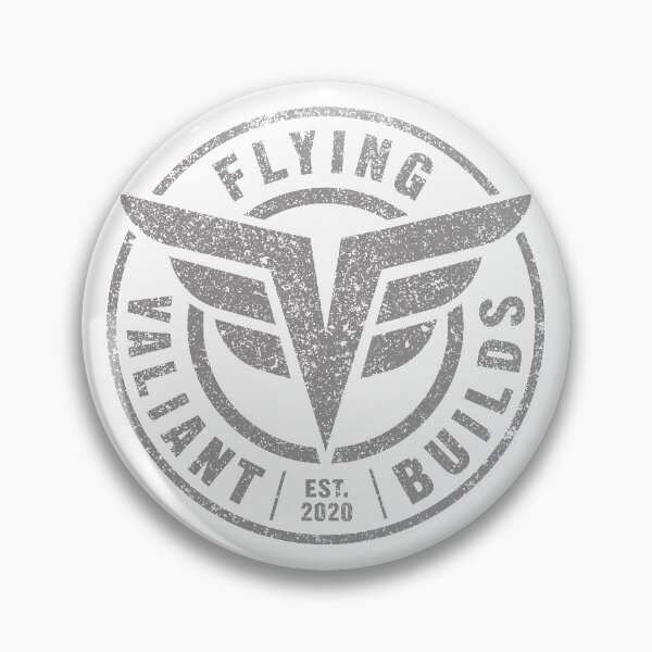 Item preview, Flying Valiant Builds (Gray Grunge on White) designed and sold by Justin Ellis.