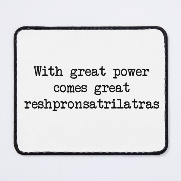 Item preview, Great Power 1 designed and sold by SyPhelan.