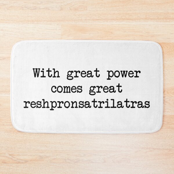 Item preview, Great Power 1 designed and sold by SyPhelan.