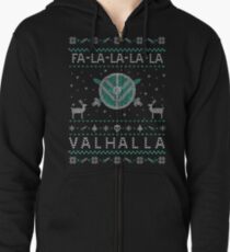 fa-la-la-la-la... valhalla #2 Zipped Hoodie