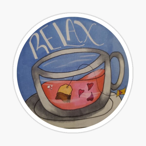 Cup Of Tea Stickers Redbubble