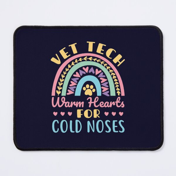 Item preview, Vet Tech Warm Hearts for Cold Noses Rainbow designed and sold by jaygo.