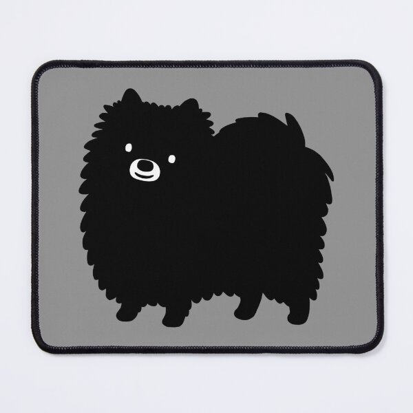 Item preview, Cute Fluffy Black Pomeranian Cartoon Dog designed and sold by Jenn Inashvili.