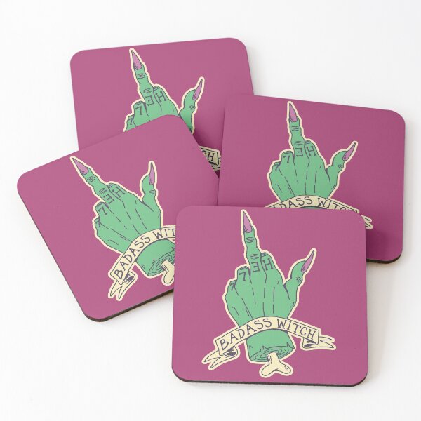 Item preview, Badass Witch // Funny Witch Middle Finger designed and sold by SLAG-Creative.