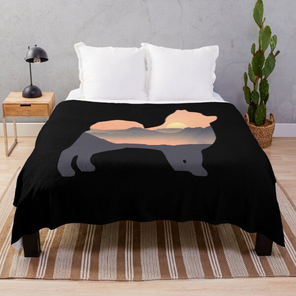 Item preview, Pomeranian Dog Silhouette Sun Mountain Gift designed and sold by alaechamlal.