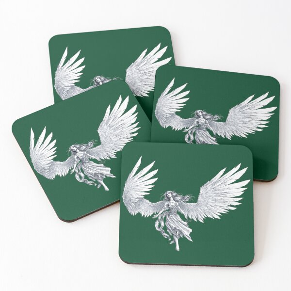 Item preview, Angel on green designed and sold by Brina Williamson.