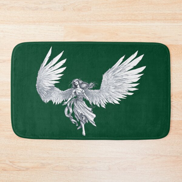 Item preview, Angel on green designed and sold by Brina Williamson.