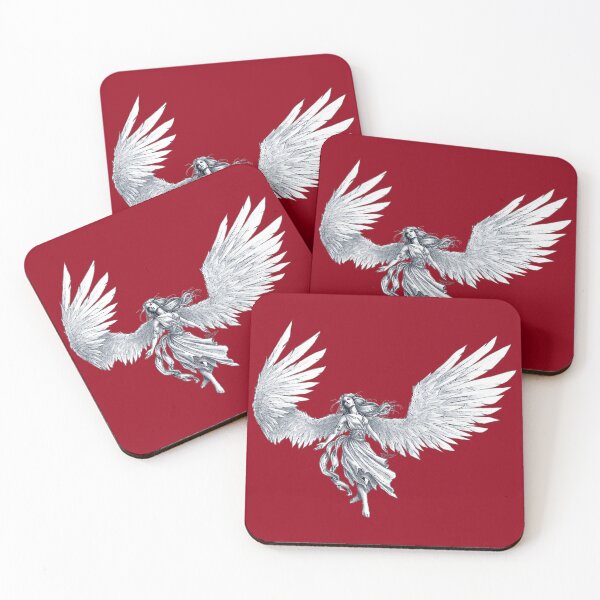 Item preview, Angel on red designed and sold by Brina Williamson.