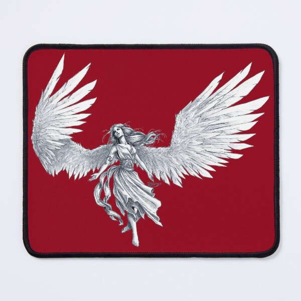 Item preview, Angel on red designed and sold by Brina Williamson.