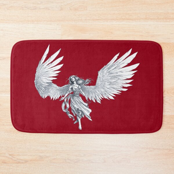 Item preview, Angel on red designed and sold by Brina Williamson.
